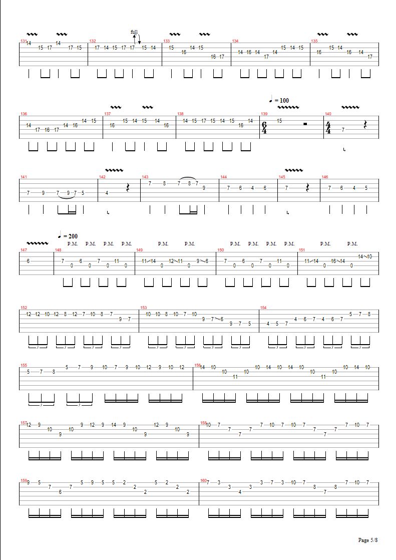 卡农摇滚版 Jerryc吉他谱（图5）