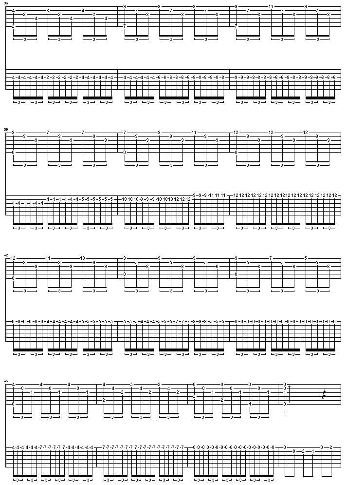 爱的罗曼斯-双吉他版吉他谱( GTP 六线谱)吉他谱（图4）