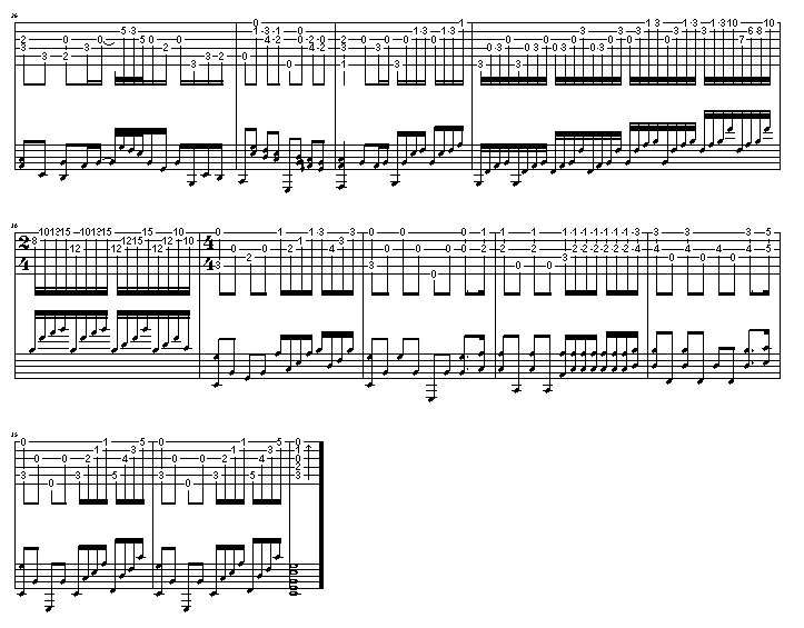 水边的阿蒂丽娜吉他谱( GTP 六线谱)吉他谱（图2）