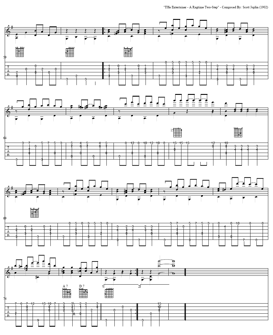 表演者-精心制作吉他谱( 六线谱)吉他谱（图4）