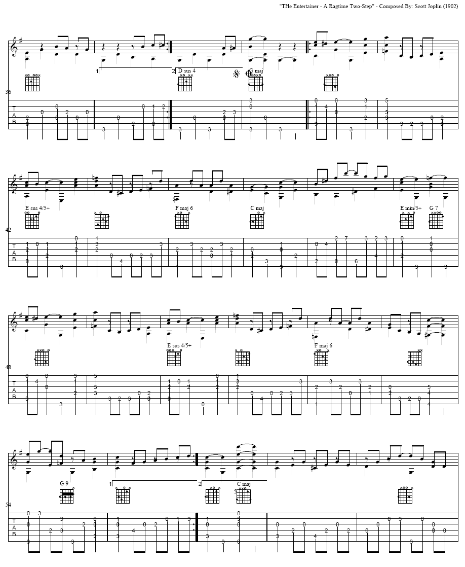 表演者-精心制作吉他谱( 六线谱)吉他谱（图3）