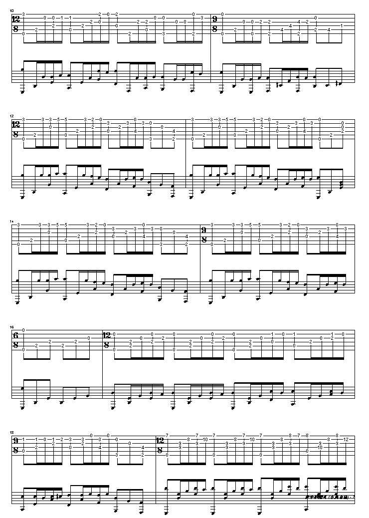 梦中的婚礼吉他谱( GTP 六线谱)吉他谱（图2）