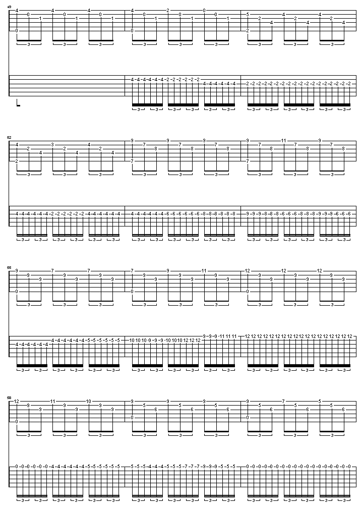 爱的罗曼斯-双吉他版吉他谱( GTP 六线谱)吉他谱（图5）