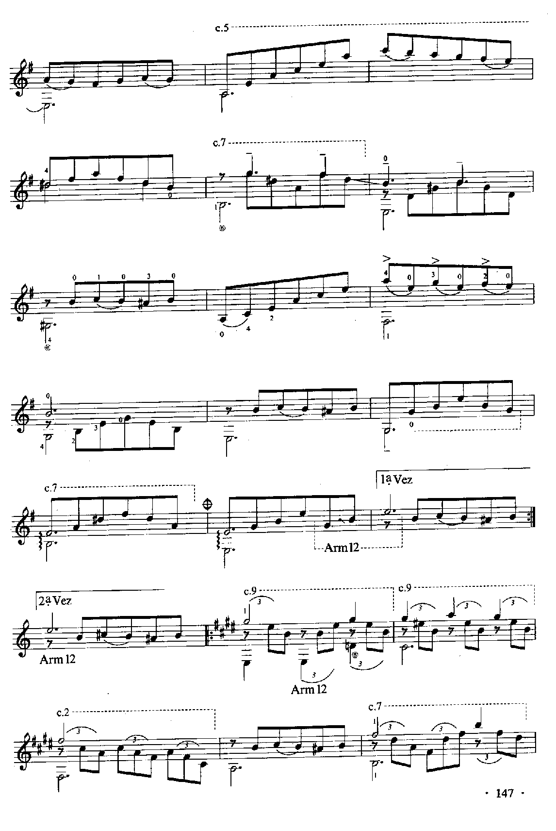 巴西华尔兹吉他谱( 六线谱)吉他谱（图2）