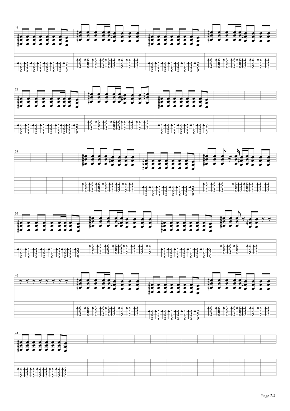 阿斯匹灵吉他谱（图2）