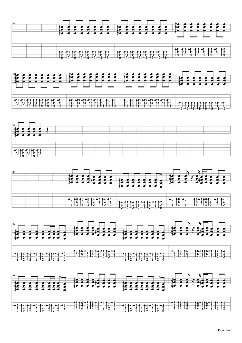 阿斯匹灵吉他谱（图3）
