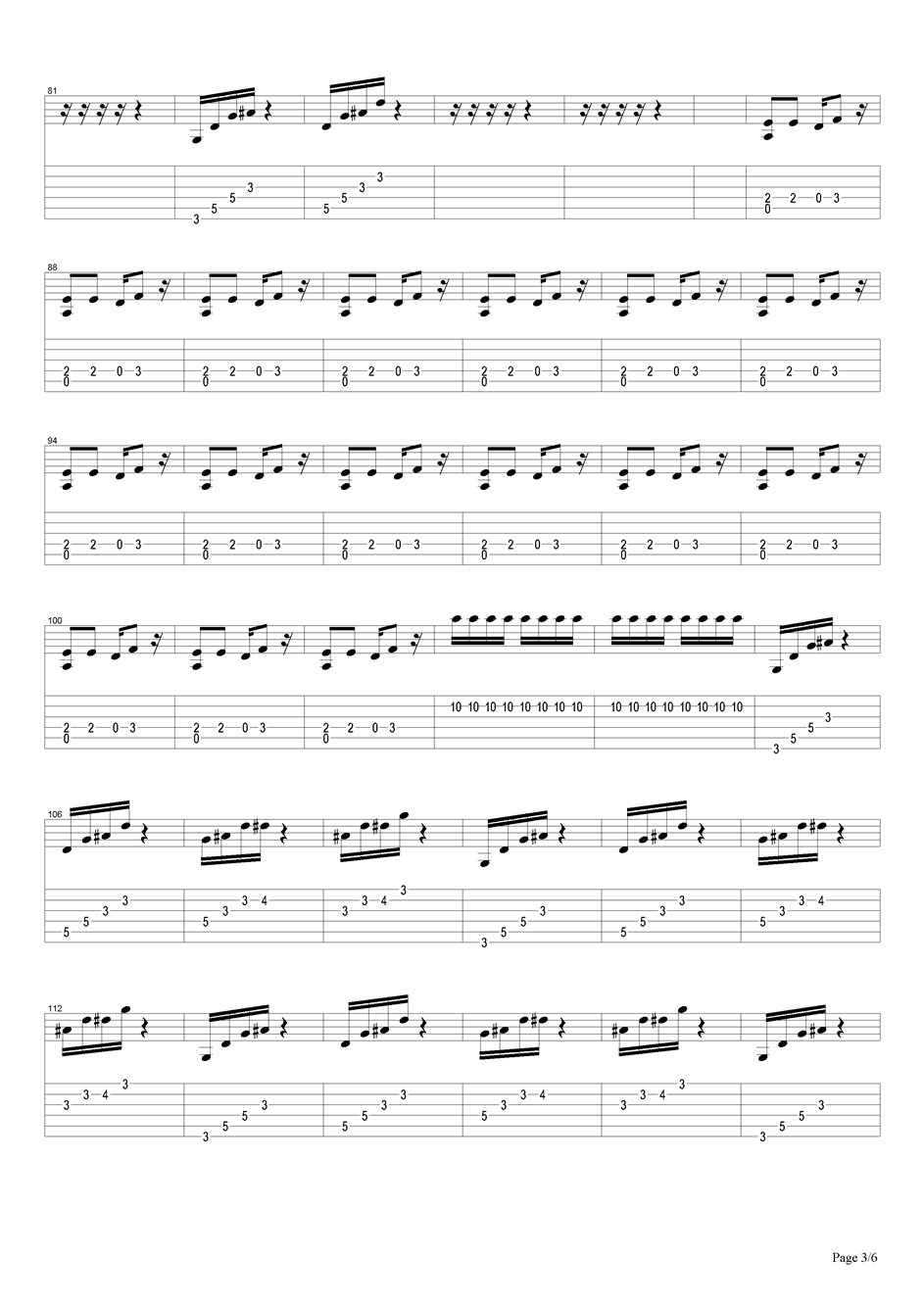 骑士精神吉他谱（图4）