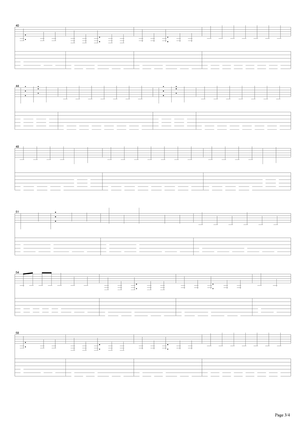 Metallica-last_caress吉他谱（图3）