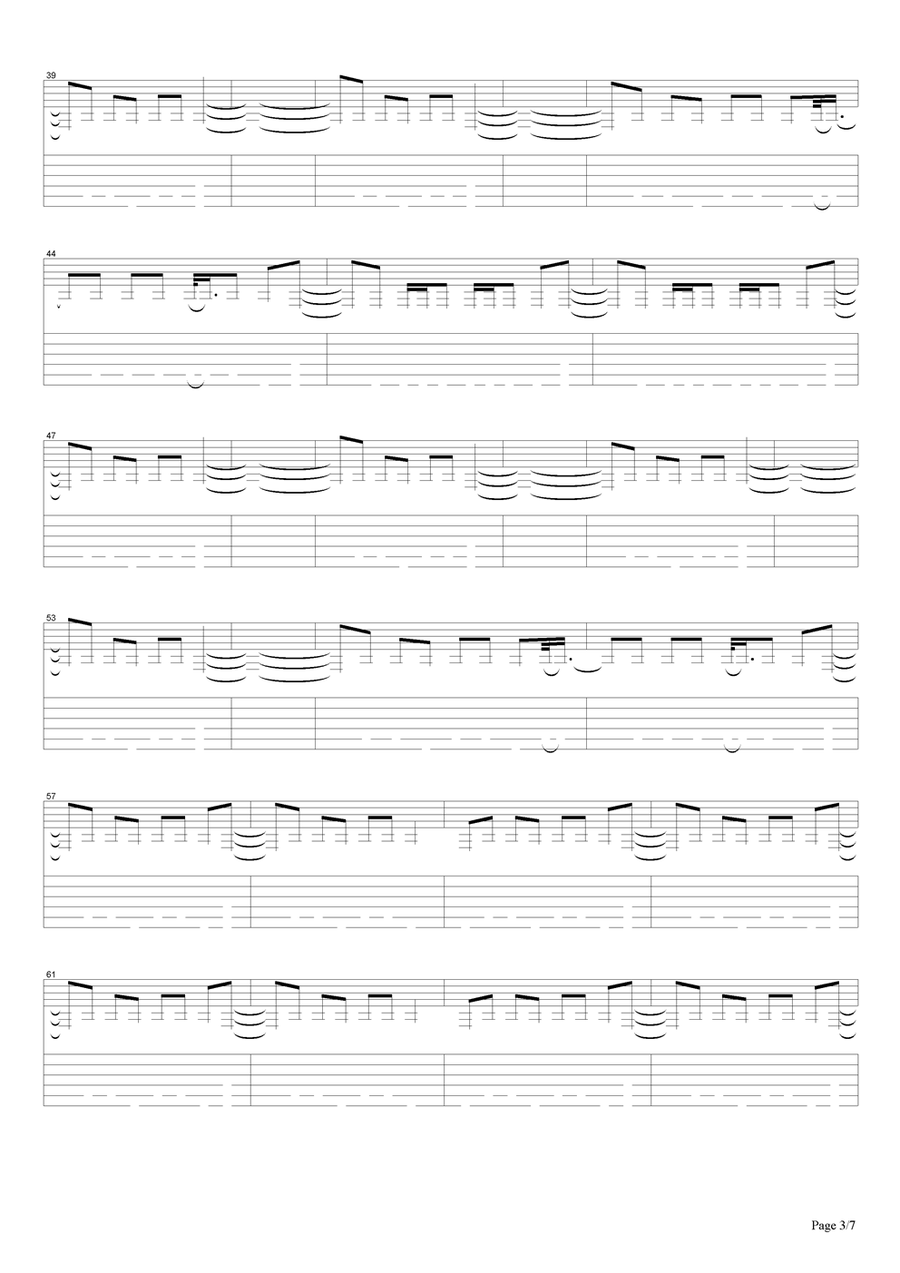 Metallica-holierthanthou吉他谱（图3）