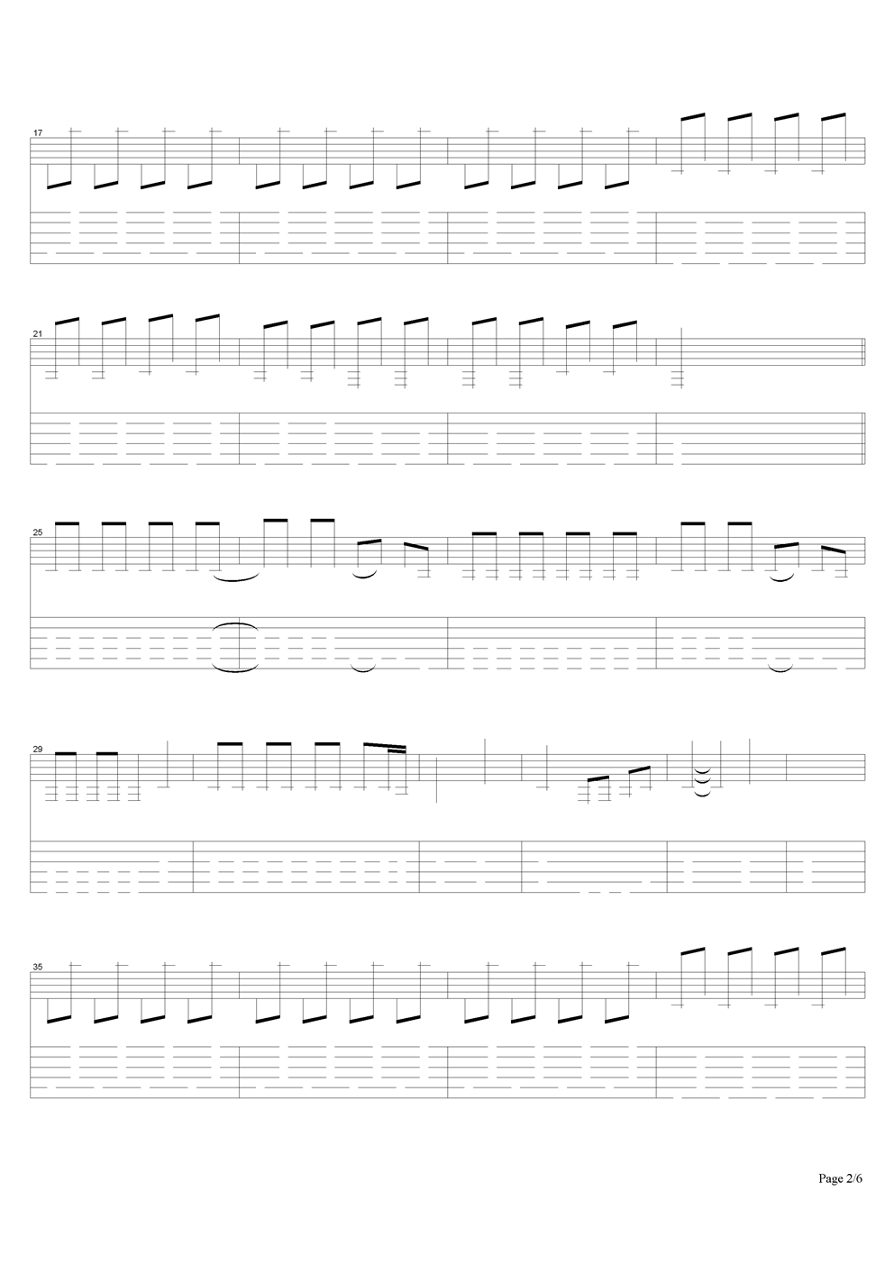 Mama吉他谱（图2）