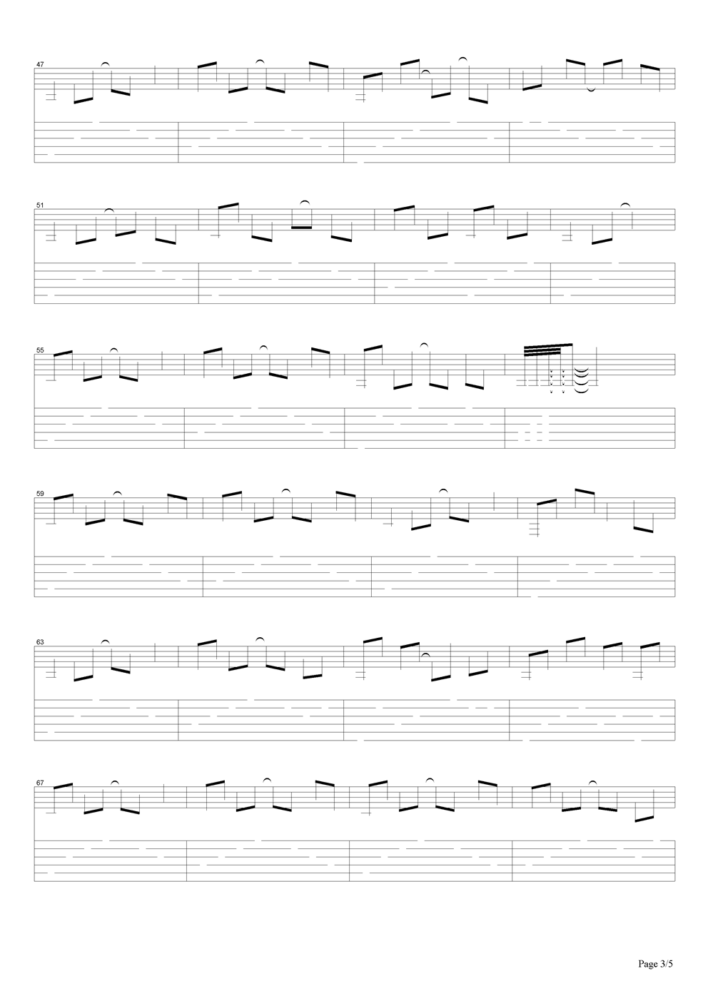 起床吉他谱（图3）