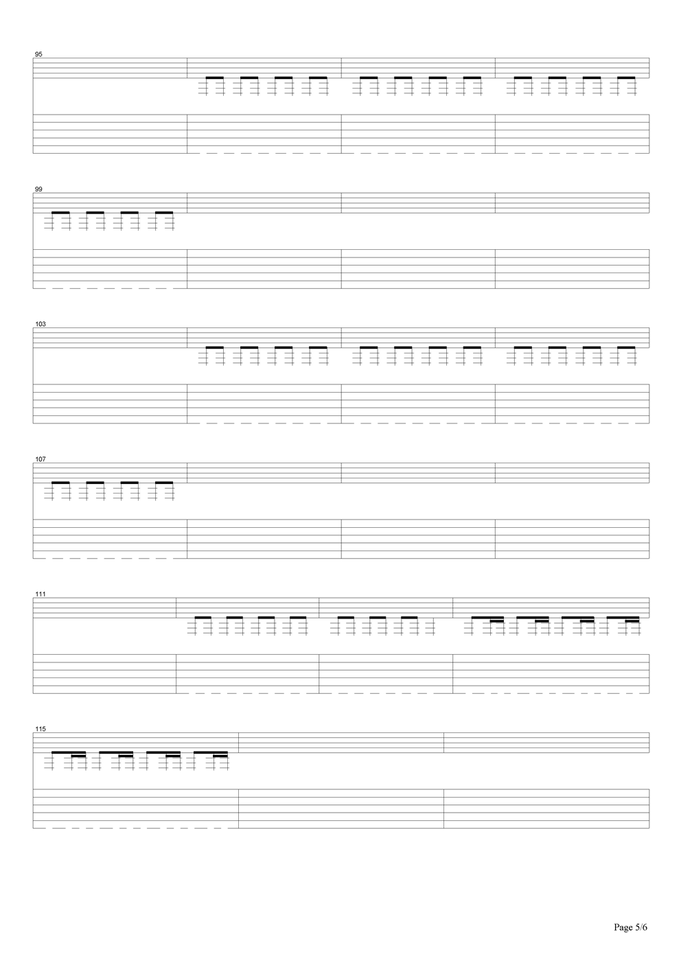 梦中人吉他谱（图5）
