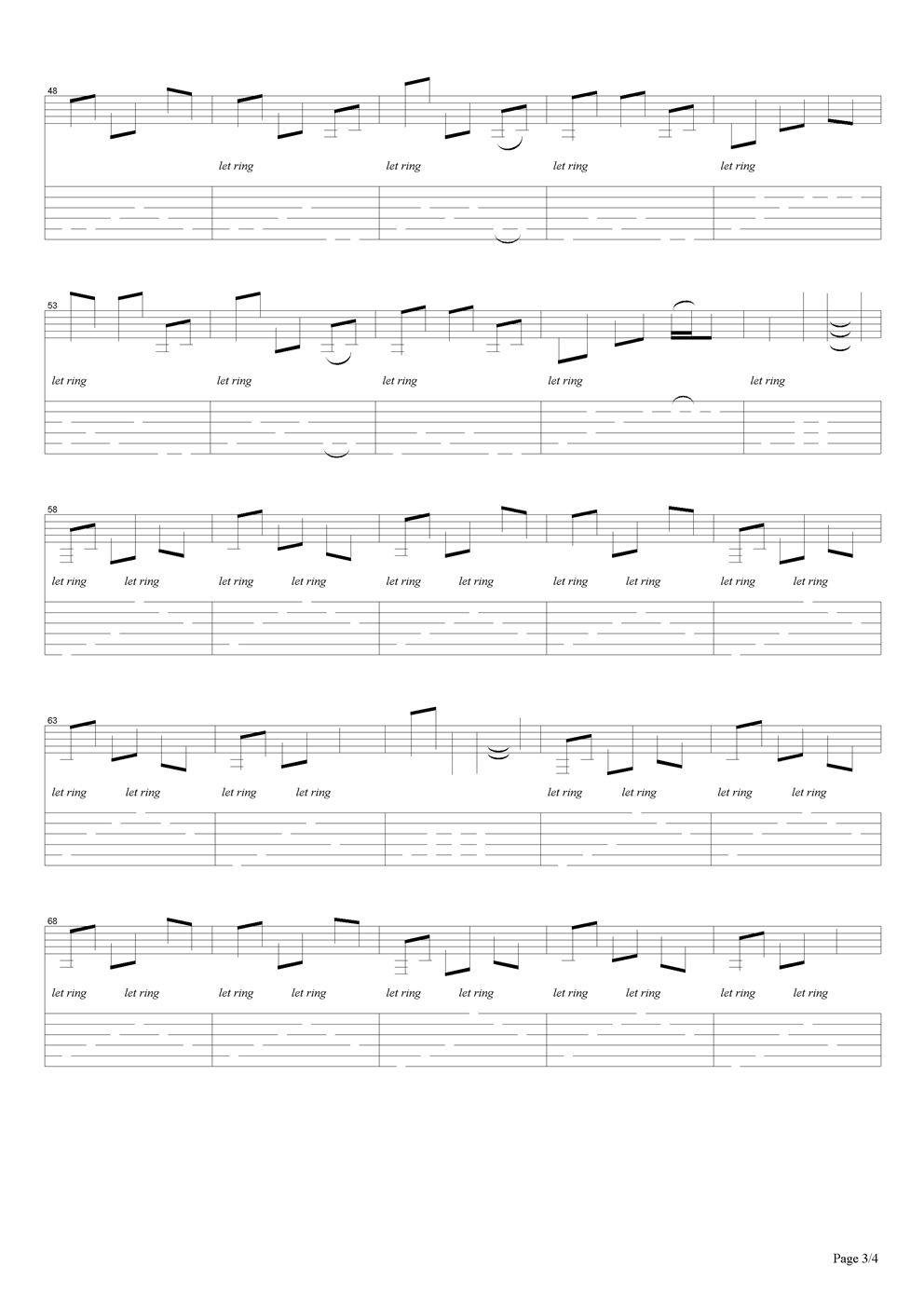 龙宇(木吉她)[白裙子]吉他谱（图3）