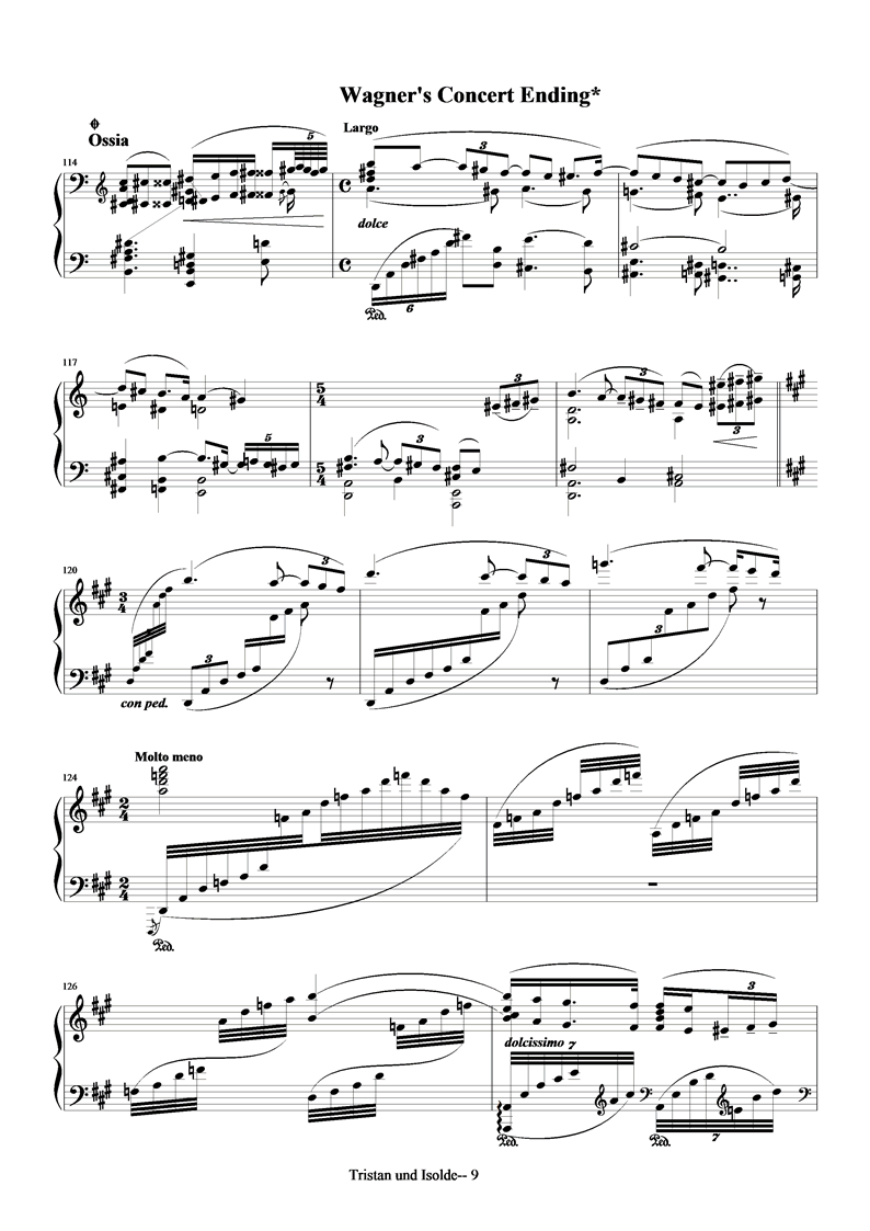 Wagner-Tristan und Isolde吉他谱（图9）