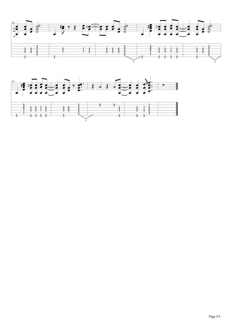 Electric Ladyland吉他谱（图3）