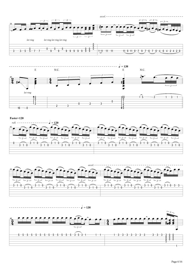 Woodstock Improvisation吉他谱（图6）