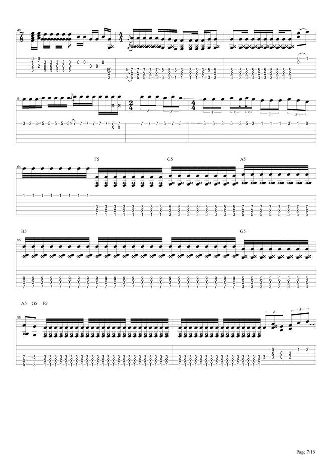 Woodstock Improvisation吉他谱（图7）