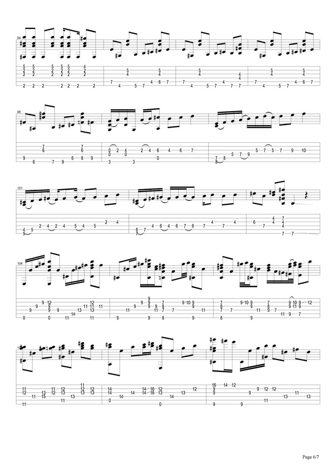 Bohemian Guita吉他谱（图5）