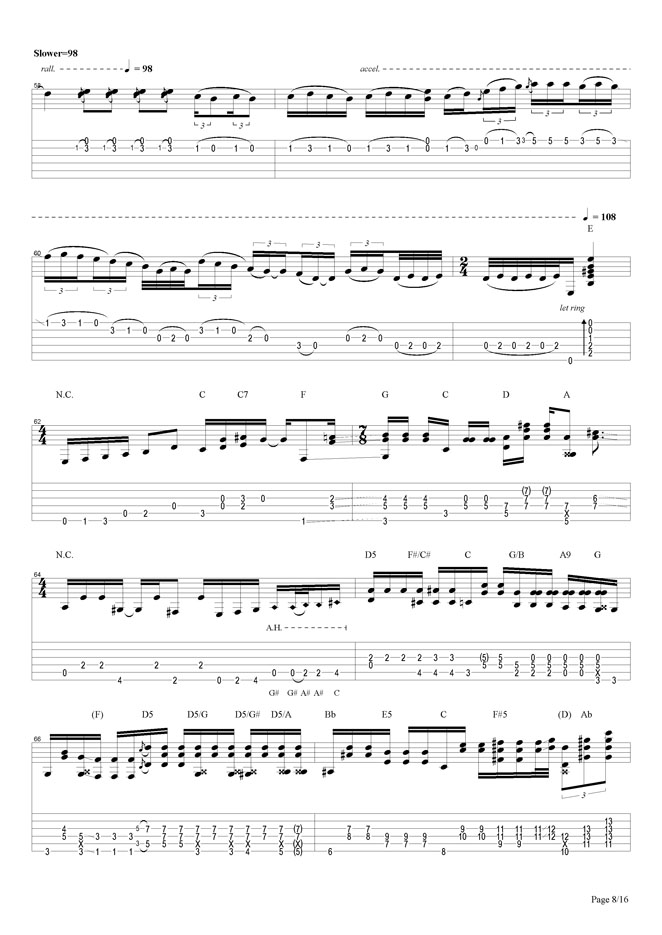 Woodstock Improvisation吉他谱（图8）