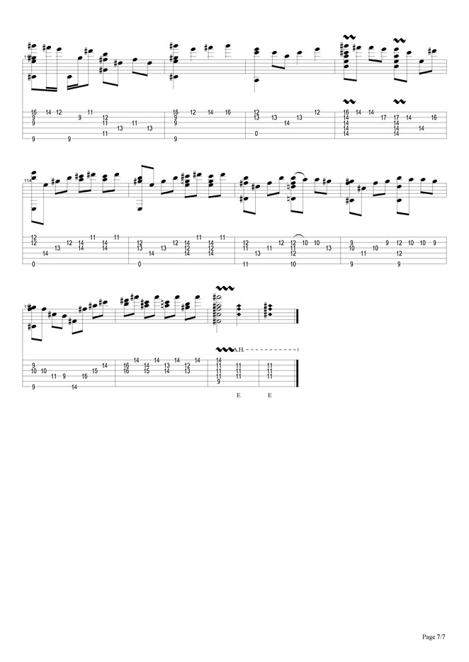 Bohemian Guita吉他谱（图6）