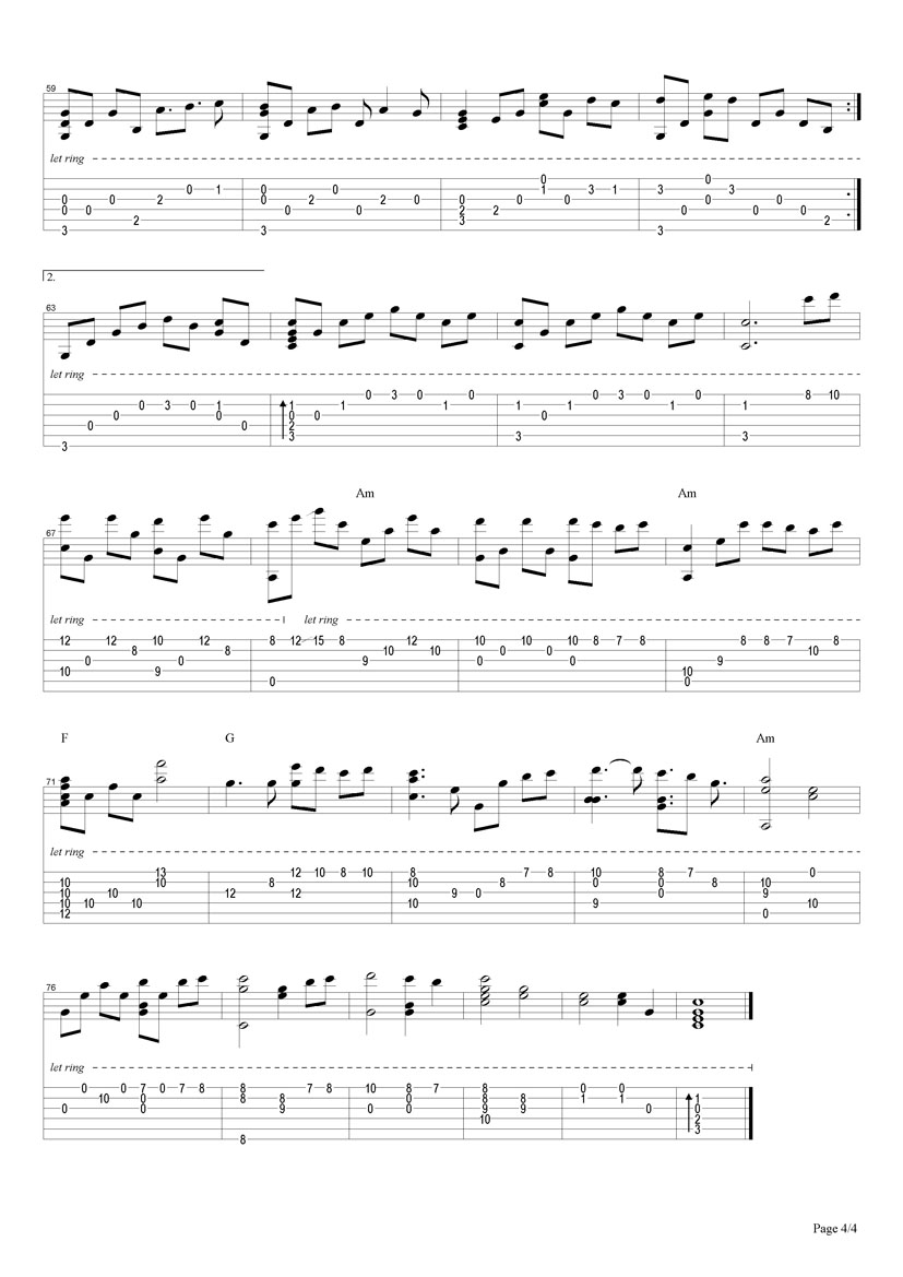 十年(Chord Solo)吉他谱（图4）