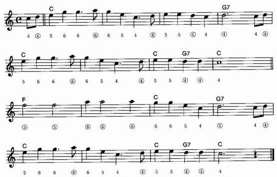 苏姗娜 十孔口琴基础练习谱其它曲谱（图1）