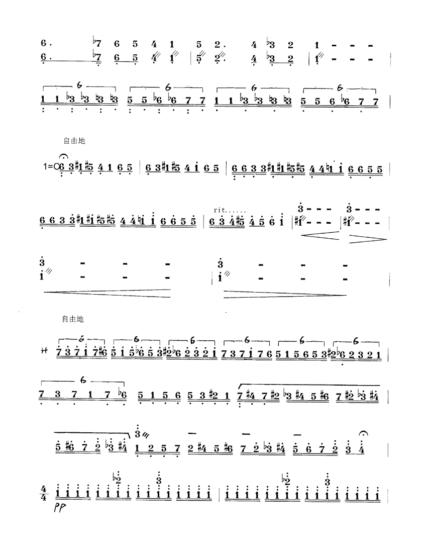 舞风 [简谱版]（共8张）其它曲谱（图5）