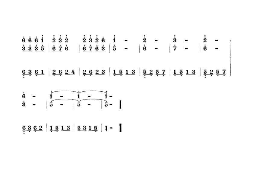 扬琴双音琴竹练习曲30首之二其它曲谱（图2）
