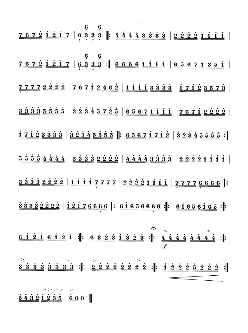 塔塔尔族舞曲[简谱版]（共3张）其它曲谱（图3）