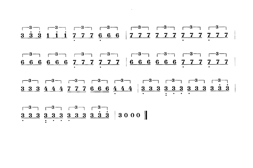 三连弹与二连弹练习曲 [樱花]（2）其它曲谱（图2）