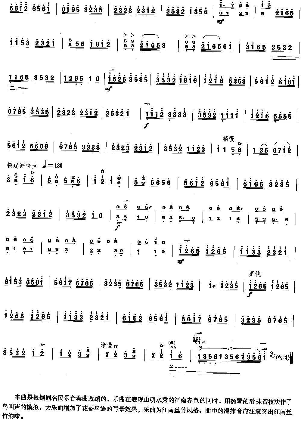 江南好 [简谱版]（独奏共3张）其它曲谱（图3）