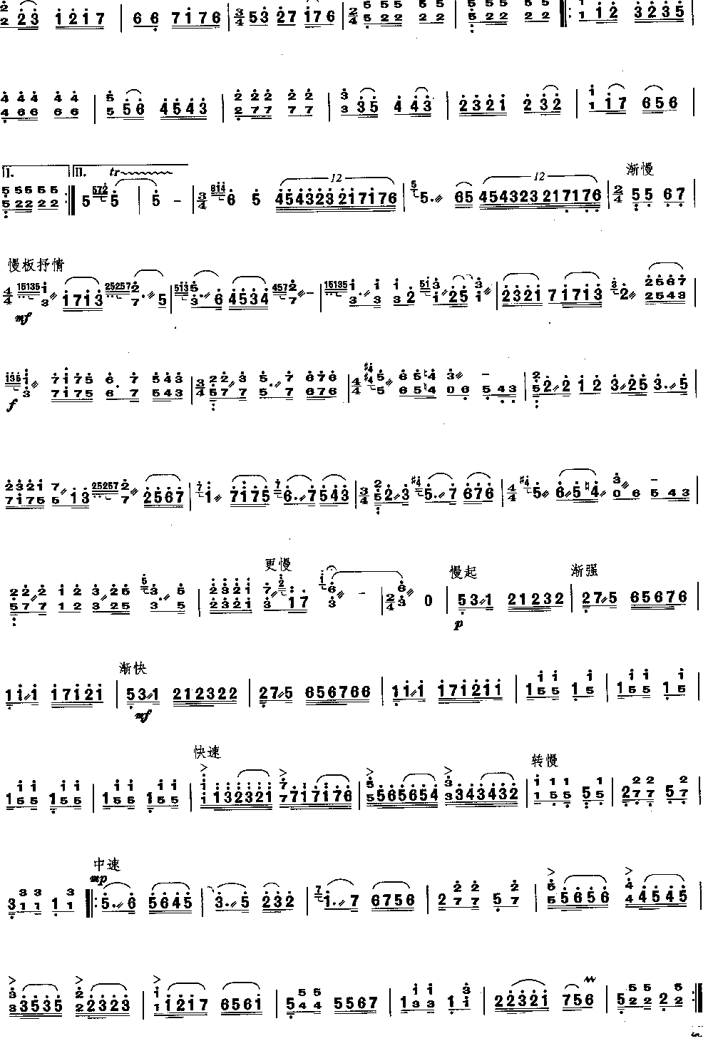 欢乐的节日 [简谱版]（独奏共3张）其它曲谱（图2）