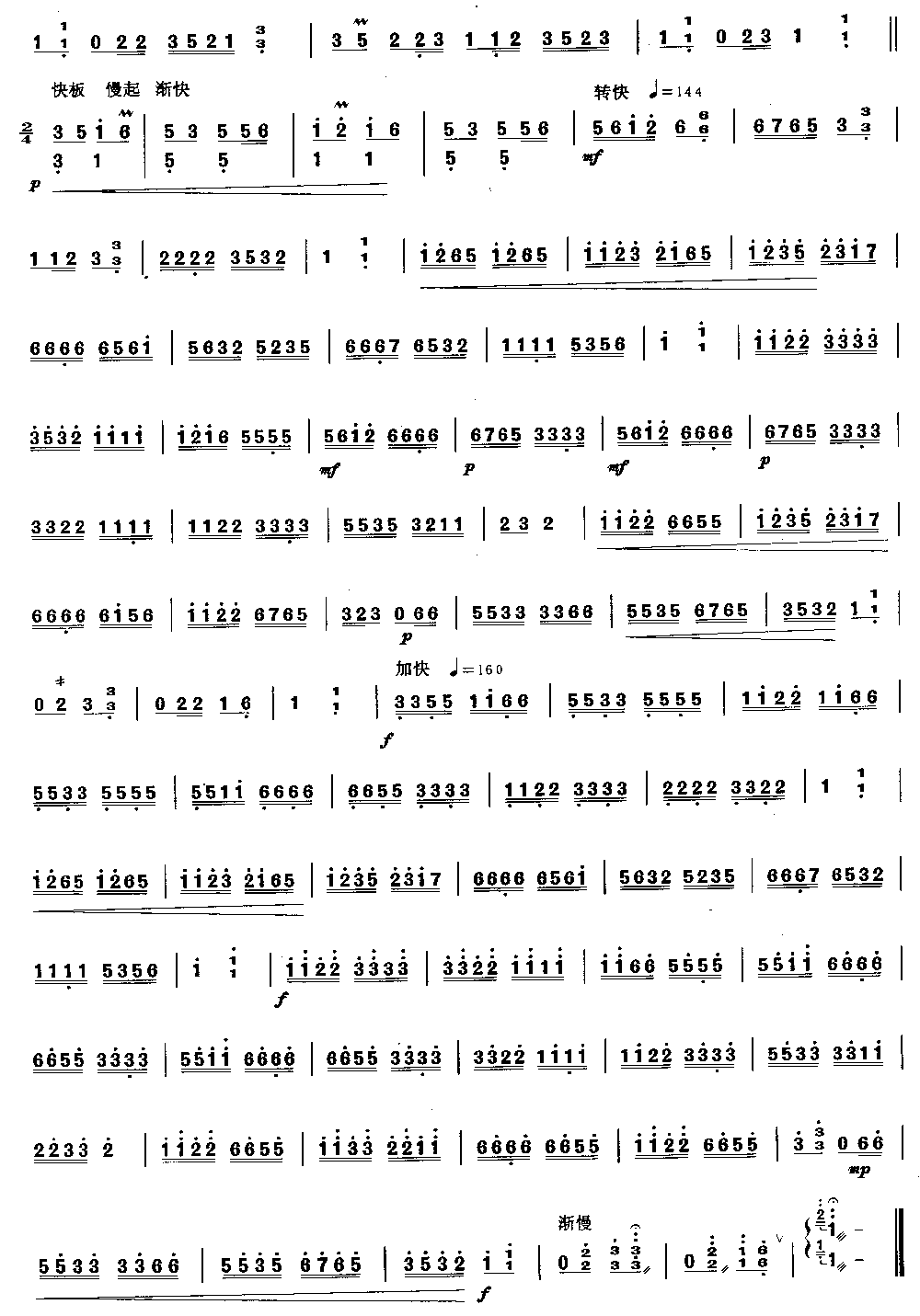 欢乐歌 [简谱版]（独奏共2张）其它曲谱（图2）