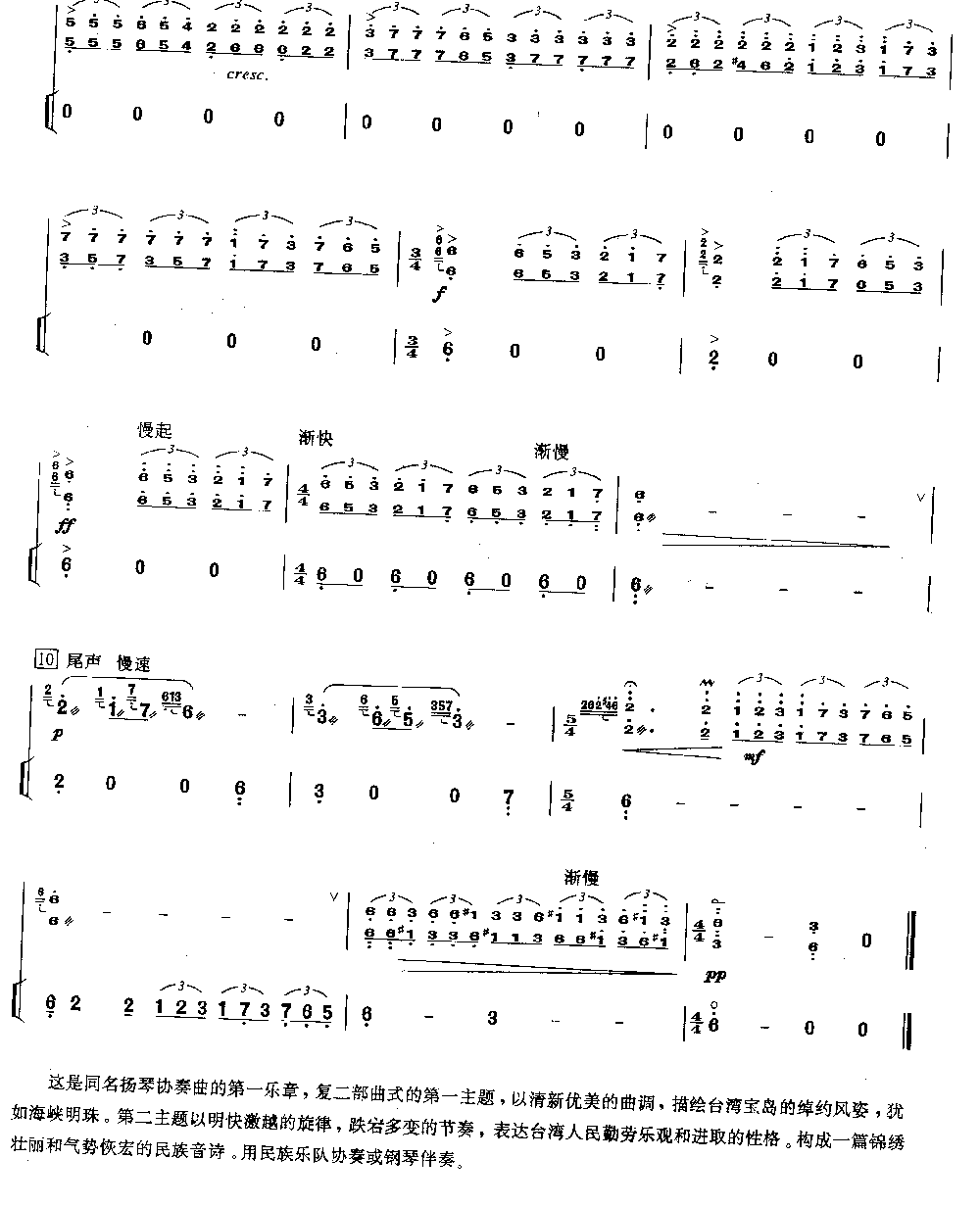 海峡音诗 [简谱版]（独奏共8张）其它曲谱（图8）
