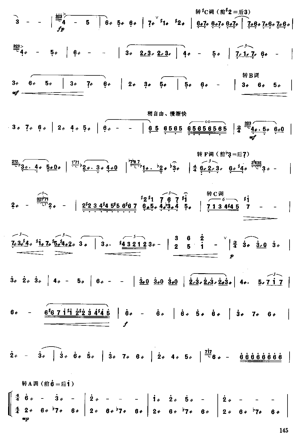 秋梦藕 [简谱版]（独奏共6张）其它曲谱（图5）