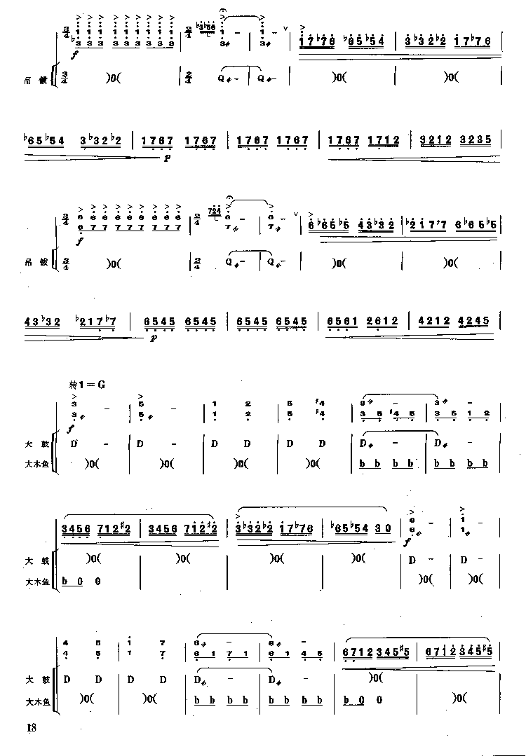 林冲夜奔 [简谱版]（独奏共10张）其它曲谱（图7）