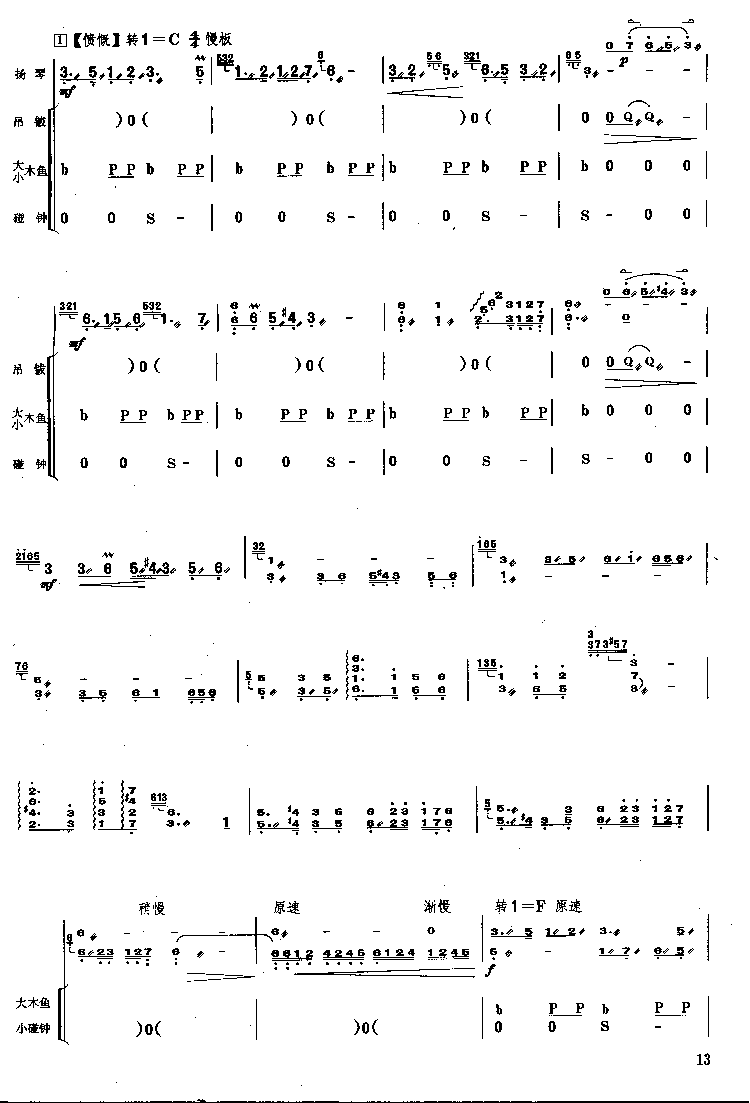 林冲夜奔 [简谱版]（独奏共10张）其它曲谱（图2）