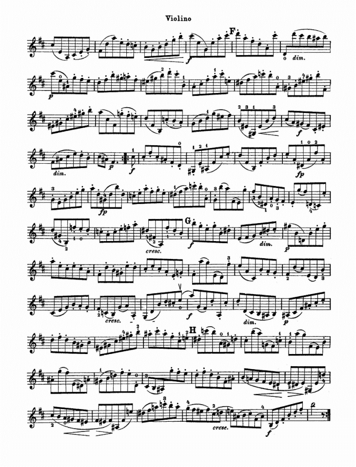 巴赫小提琴变奏曲1其它曲谱（图3）