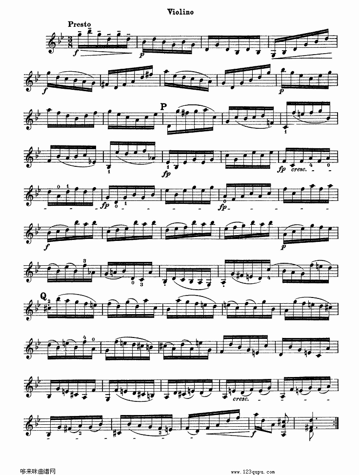 巴赫小提琴协奏曲1其它曲谱（图6）