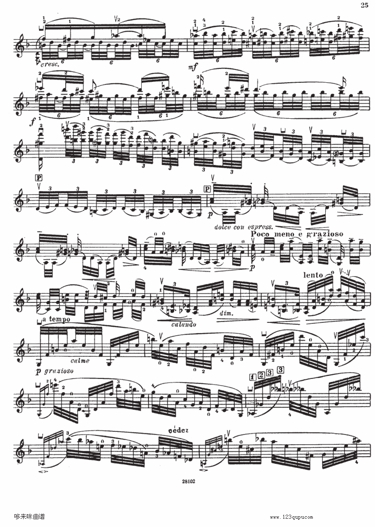 伊萨伊小提琴奏鸣曲（sonate No3）其它曲谱（图4）