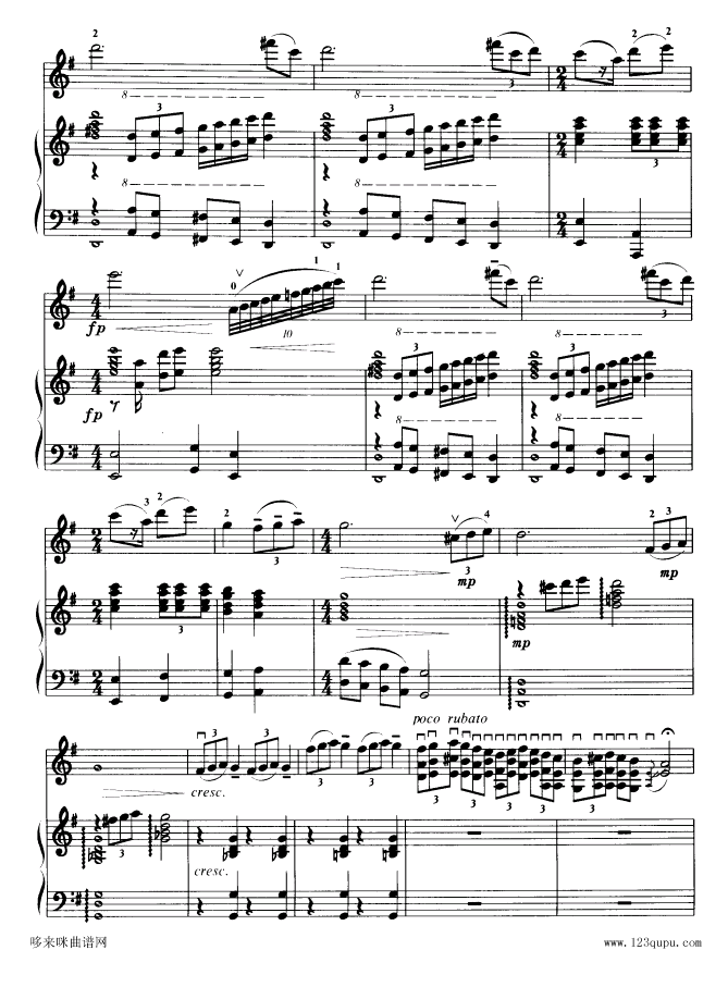 回归抒怀-小提琴独奏其它曲谱（图7）