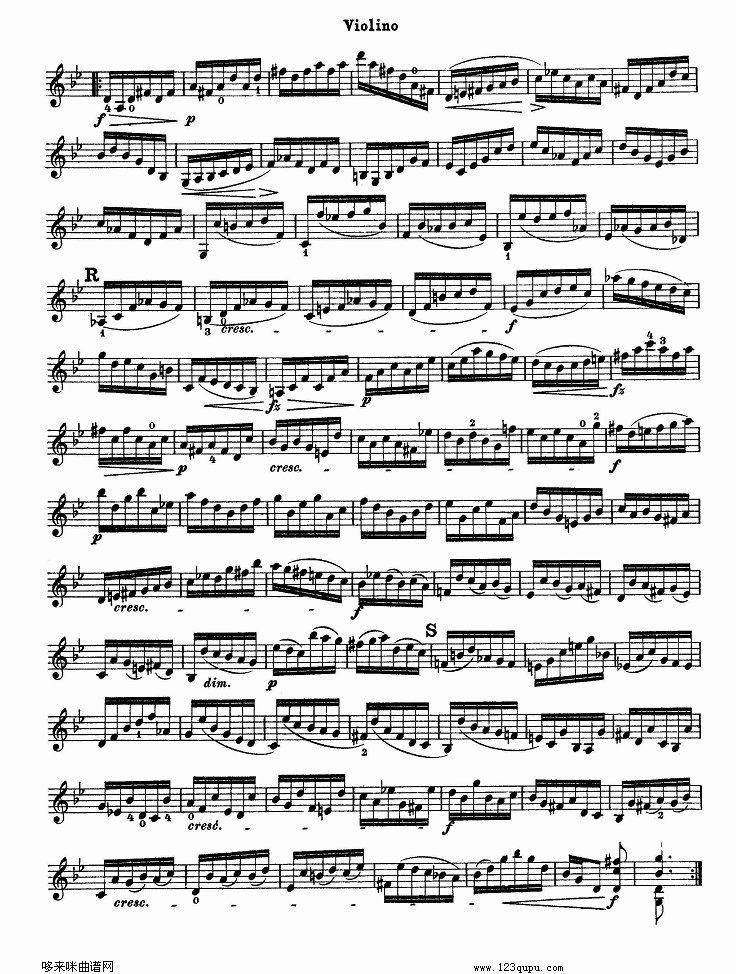 巴赫小提琴协奏曲1其它曲谱（图7）