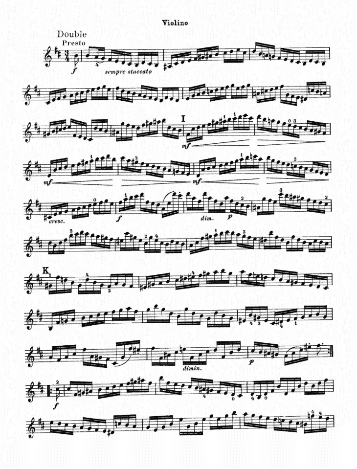 巴赫小提琴变奏曲1其它曲谱（图4）