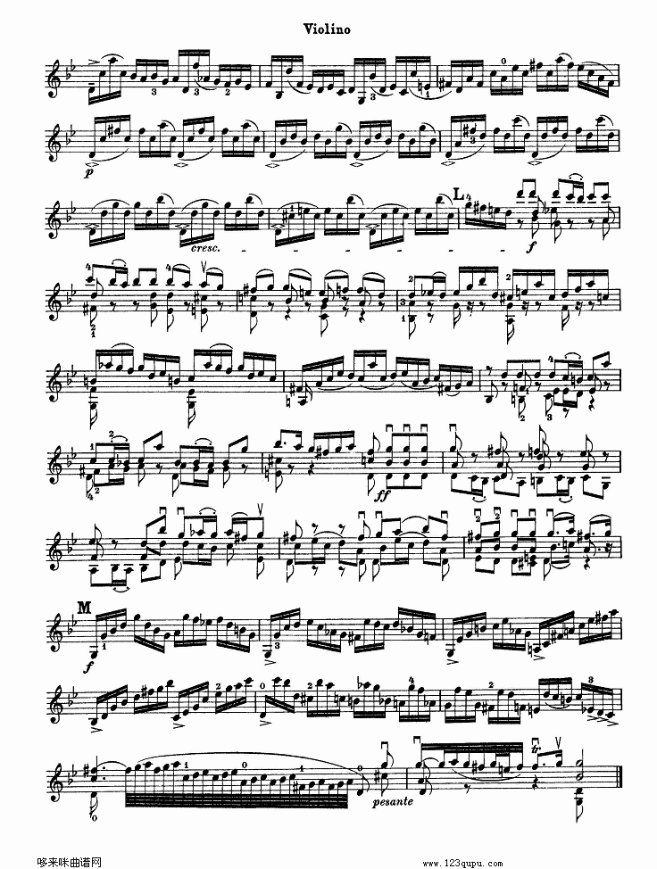 巴赫小提琴协奏曲1其它曲谱（图4）