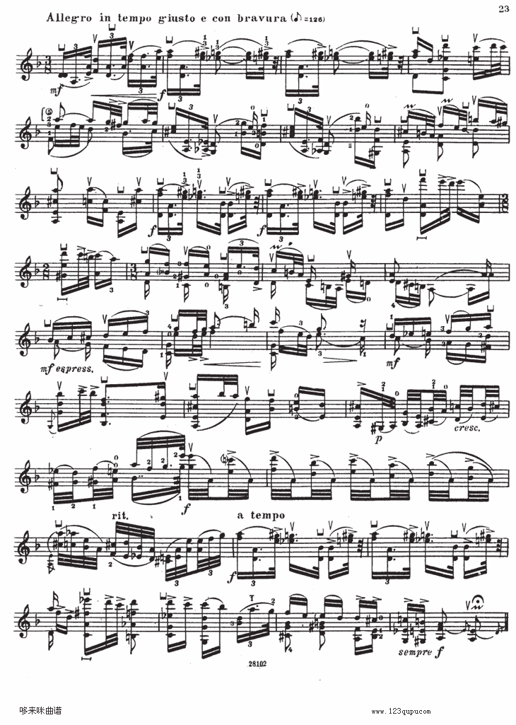 伊萨伊小提琴奏鸣曲（sonate No3）其它曲谱（图2）