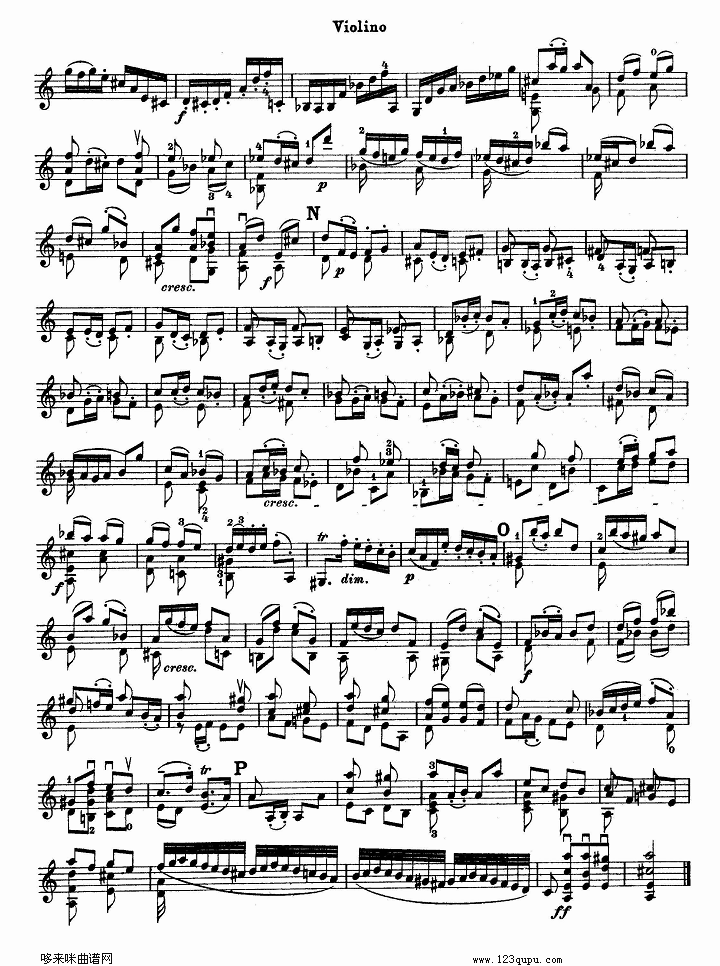 巴赫小提琴协奏曲2其它曲谱（图5）