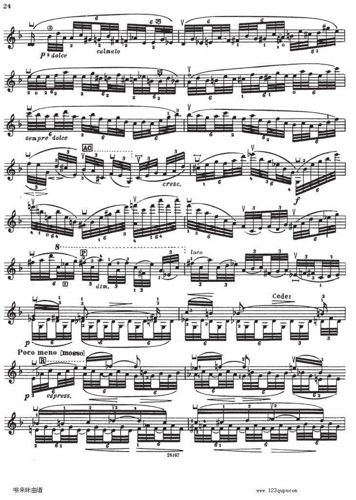 伊萨伊小提琴奏鸣曲（sonate No3）其它曲谱（图3）