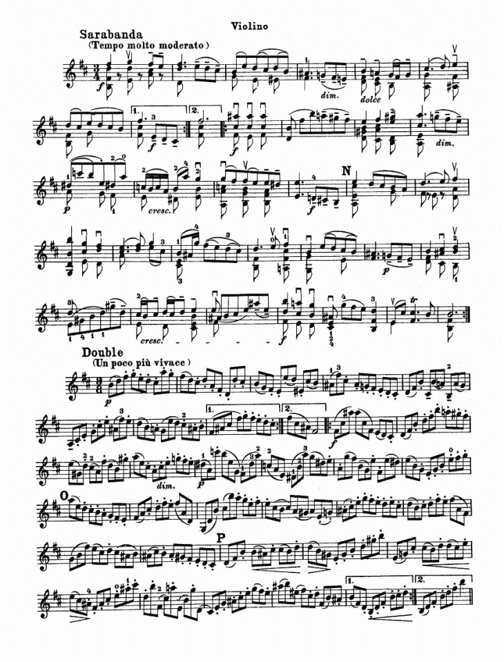 巴赫小提琴变奏曲1其它曲谱（图6）