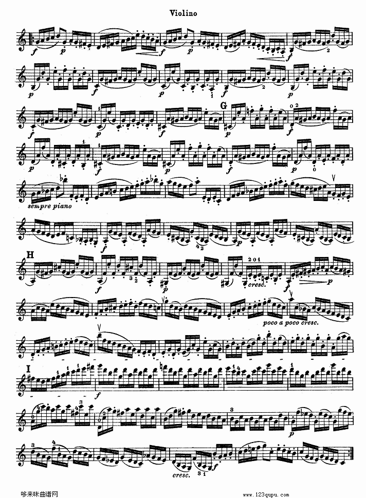 巴赫小提琴协奏曲3其它曲谱（图8）
