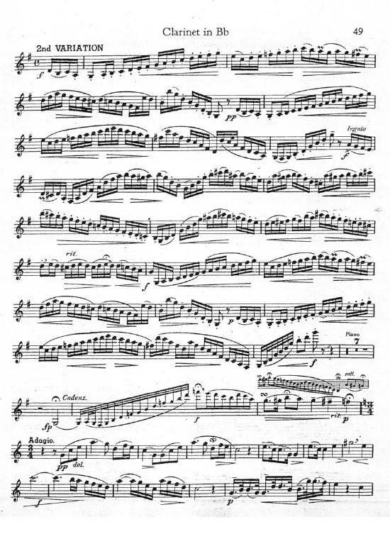 单簧管独奏《自由射手幻想曲》其它曲谱（图3）